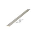 M-D M-D Carpet Trim Smooth, 66217, 72"L, Polished, Screw Nails 66217